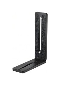 Resim Youmex Küçük Boy L Tipi Dikey Fotoğraf Paneli, Evrensel Uyumlu, Mini Altıgen Anahtar Eşlik Eden, Siyah Aluminyum Alloy 