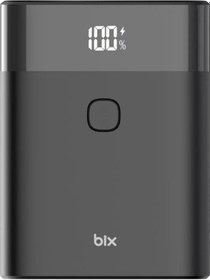 Resim Bix Pb20w 10000mah Type-c Ve Usb Çift Çıkışlı Dijital Ekranlı Mini Powerbank Siyah 