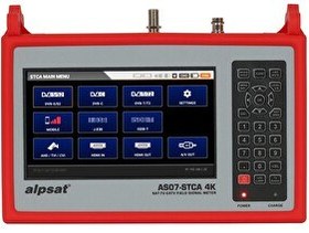 Resim Alpsat AS07STCA-4K DVB S-S2/T-T2/C/J.83B /Isdb-t Combo Sinyal Analizörü 