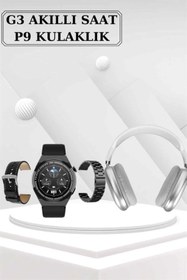 Resim Enseb Yeni Nesil Sesli Görüşme Akıllı Saat ve Powerbank Çoklu Şarj Girişli Bluetooth Kulaklık Nabız Ölçer 
