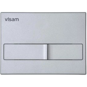 Resim Visam Karina Mat Krom Gömme Rezervuar Kumanda Paneli Basma Butonu 226.001 