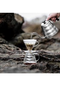 Resim Morponi Barista Kettle 1200 Mı 3. Nesil Kahve Filtre Kahve Demleme İbriği Drip Kettle Gümüş 