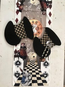 Resim Alice İn Wonderland Hat Man Ahşap Supla - Amerikan Servis 