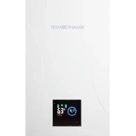 Resim Termodinamik Dek 40 (380V) 40 kW Kapasiteli Elektrikli Kombi Dokunmatik Ekran Hermetik Baca ile Isıtma 