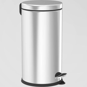 Resim Sas Krom Pedallı Banyo & Mutfak Çöp Kovası 5LT 