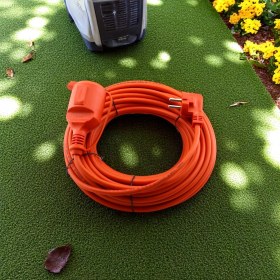 Resim Uzatma Kablosu 3x1.5 mm 40 Metre Kapaklı Monofaze Ev Tipi Topraklı CCA Kablolu Tekli Grup Fiş Priz 