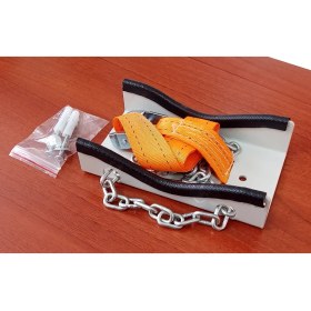 Resim Asm Gaz Tüpü Sabitleme Aparatı / Oksijen, Azot, Yangın Tüpü Duvara Sabitleme Aparatı , Metal gövde, kemer ve zincirli, 10 litre, 40 litre ve 50 litre gaz tüpleri için uygun ölçüde 