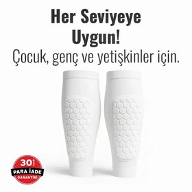 Resim Fencuts™ ProShield Kayak & Snowboard Kaval Kemiği Koruyucu - Beyaz / XS (3 - 6 Yaş) 