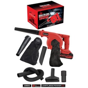 Resim Assur ASR843 21V Çift Akü Hava Üfleme Kırmızı 