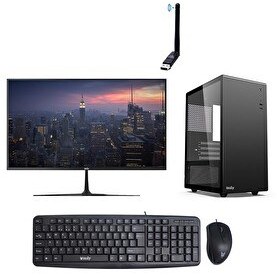 Resim İzoly M110 Glass X i5 3470 22" 16 GB RAM 256 GB SSD FreeDOS Masaüstü Bilgisayar 