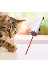Resim hitteknoloji Metal Pilli Kedi Lazer Oyuncağı + El Feneri 