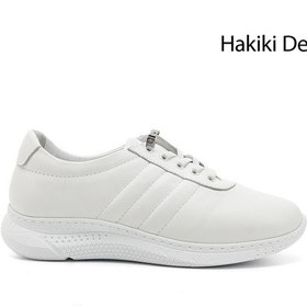 Resim Gönderi R Kadın Beyaz Bağcıklı Dolgu Taban Hakiki Deri Sneaker Ddza80742215 Beyaz 