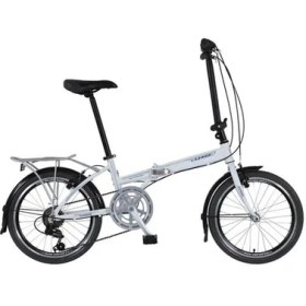 Resim Ümit 2036 Foldıng Katlanır Bisiklet V 20 Jant 6 Vites Whıte Silver Red 