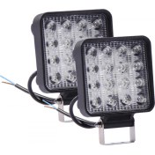 Resim Hilal Shops 16 LED Lamba Off-Road Atv Iş Makinası Çalışma Lambası x 2 Adet 