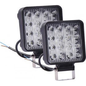 Resim Hilal Shops 16 LED Lamba Off-Road Atv Iş Makinası Çalışma Lambası x 2 Adet 