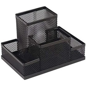 Resim 4 Bölümlü Metal Perfore Organizer, Masa Düzeni İçin 124-Pembe 