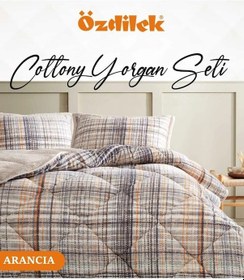 Resim Özdilek Cottony Yorgan Seti Tek Kişilik 160x240 -arancia 