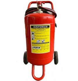 Resim 25 Kg Köpüklü Aff Arabalı Yangın Tüpü 4 Yıl Garantili Ruhsata Uygun 