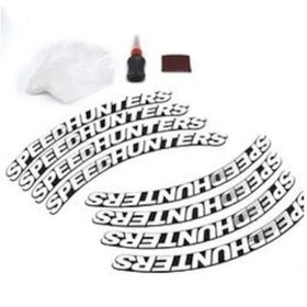 Resim Arisar Speedhunters Lastik Yazısı Seti 8 Adet 