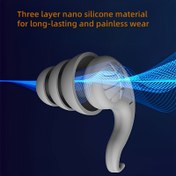 Resim Nano yumuşak silikon malzemeden yapılmış, yükseltilmiş 9. nesil yüksek kaliteli uyku ve yüzme kulak tıkaçları, giymesi rahat, iş, dinlenme, yüzme ve daha fazlası için vazgeçilmez 