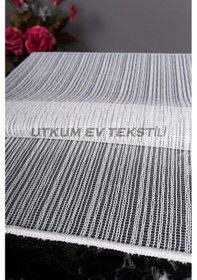 Resim Makarna Çizgili Armür Tül Perde Akdz 1070 