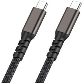Resim Qgeem 2.jenerasyon Type-C To Type-C Usb3.2 Pd Data Kablosu 100W 20GBPS 4K@60Hz 2 Metre 