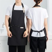 Resim 1 adet Cep Detaylı Ayarlanabilir Boyun Askılı Kanvas Önlük - Cep Detaylı, Unisex, Siyah, Ev, Restoranlar, Mutfaklar, Hamurcular, Kahve Dükkanları ve Daha Fazlası İçin Mükemmel, Çok Yönlü Önlük|Ayarlanabilir Önlük|Dayanıklı Önlük 