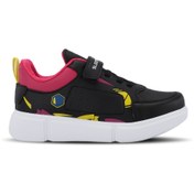 Resim KEPA KTN Sneaker Kız Çocuk Ayakkabı Siyah / Fuşya 