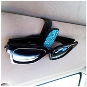 Resim Lemestar Şık Ve Pratik Araç Gözlük Tutucu: Renkli Taş Detaylı Abs Malzeme İle Modaya Uygun 
