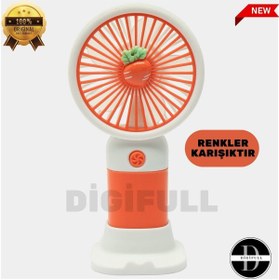 Resim DİGİFULL Taşınabilir Mini Fan Soğutucu Masa Üstü Vantilatör Usb Şarjlı Pratik 