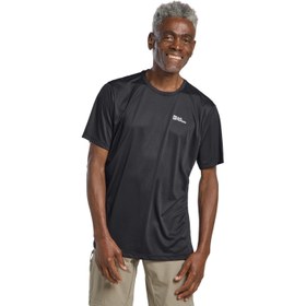Resim Jack Wolfskin Tech T Erkek Gri Tişört 