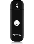 Resim Springsun 4g Lte Usb Modem Mobil Wifi Hotspot Sım Kart Yuvası İle 150mbps Dl 50mbps Ul Maksimum 10 Cihaz Harici Anten Portları Siyah 