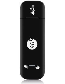 Resim Springsun 4g Lte Usb Modem Mobil Wifi Hotspot Sım Kart Yuvası İle 150mbps Dl 50mbps Ul Maksimum 10 Cihaz Harici Anten Portları Siyah 