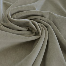 Resim Klem 346 x 290 Köşe Ahşap Ayak - Pamuklu Kadife - Trüf / Siyah / Kalıcı Form 