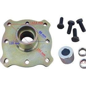 Resim Atv Mxu150 Ön Porya 8 Delikli 3 Burçlu Çıplak Öm 