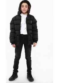 Resim Erkek Çocuk Mont 51276 Siyah 
