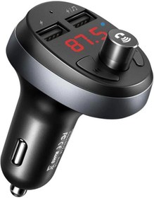 Resim ulupazarlama CC-6880 Fm Transmitter Çift Usb Bluetooth Araç Şarj Cihazı 