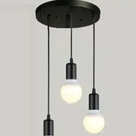 Resim Mylights Retro Üçlü Metal Sarkıt Avize 3C Cm 