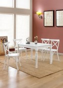 Resim Antik Açılır Yemek Masası 80x120 
