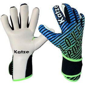 Resim Katze Starline Kaleci Eldiveni Yeşil Yeşil - Mavi 