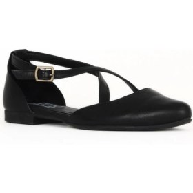 Resim Bueno Shoes Siyah Deri Kadın Düz Babet 01WE2901 01WE2901 
