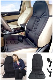 Resim Uniquem Tüm Araç Koltuklarına Uyumlu Çakmaklık Girişli Vücut Masaj Minderi Titreşimli Masaj Aleti 