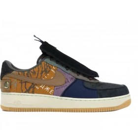 Resim Nike Air Force 1 Low Travis Scott Cactus Jack Erkek Sneakers N213 