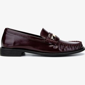 Resim Valmenti Kadın Bordo Loafer Ayakkabı 937 Mng-09 Bn Ayk Sk24-25 Bordo Acma Bordo 