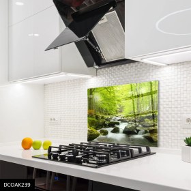 Resim Olinpa Cam Ocak Arkası Koruyucu | Nehir 