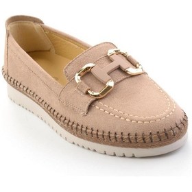 Resim Vizon Kadın Loafer Ayakkabı K01536194072 Vizon 