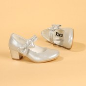 Resim Kiko Kids 752 Vakko Günlük Kız Çocuk 4 Cm Topuklu Babet Ayakkabı 