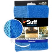 Resim Suff Mavi Lavanta Tırtıklı Zor Kir Bezi (40X40CM) 