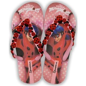 Resim Ipanema İpanema Ladybug Çocuk Parmak Arası Terlik Pembe Kırmızı 30/35 WPP0286 Pembe 