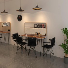 Resim Kenz Life Knsz Masa Sandalye Takımı HEM75MAZLUM Cvzsyh 140*040 Klçsm 4 Sandalye Syhsyh Kolçaklı Sırt Minderli 